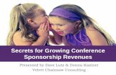 Secrets for Growing Conference Sponsorship Revenues