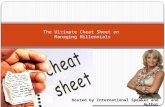 The Ultimate Cheat Sheet in Managing Millenials
