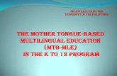 Mother tongue K-12 Grade 2