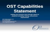 OST Global Solutions Capabilities Statement