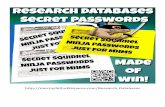 Reseach databases poster