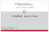 PubMed Searching Workshop