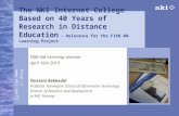 Research in distance education at NKI
