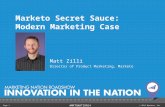 Marketo Secret Sauce - Matt Zilli