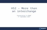 HS2 More than an interchange - Jon Hockey, September 2013