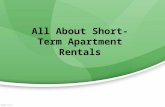 All About Short-Term Apartment Rentals