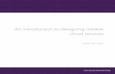 An introduction to designing reliable cloud services