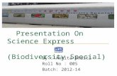 Presentation on  science express
