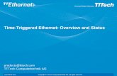 Time Triggered Ethernet - Overview