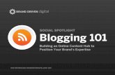 Blogging 101 for Brands
