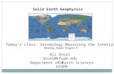 Seismology Measuring the Interior-4