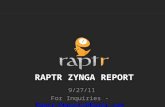 Raptr Report Reveals Zynga Games Rival Core Games In Total Playtime, Franchise Strength