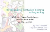 Re-Branding Software Testing