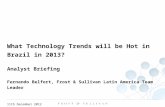 Frost & Sullivan: What Technology Trends will be Hot in Brazil in 2013?
