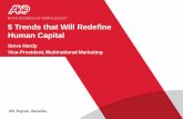 Five Trends that will Redefine Human Capital Management - Presentation