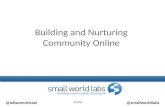 Building and Nurturing Community Online