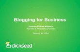 Blogging for-business