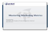 Mastering Marketing Metrics