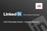 Canada Recruiting Trends 2012 | English
