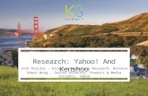 K8 - Research from Kenshoo and Yahoo!