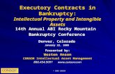 Sale and Disposition of Troubled Assets in Bankruptcy