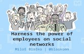 Harness the power of employees on social networks