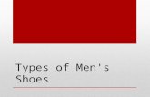 Types of Men's Shoes