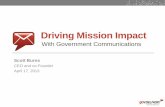 Driving Mission Impact with Government Communications
