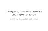 Emergency response planning and implementation