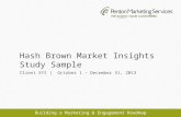 Market Insights Study: Consumer Hashbrown Trends