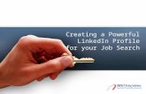 Keys To Creating A Powerful Job Search LinkedIn Profile