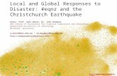 Local and Global Responses to Disaster: #eqnz and the Christchurch Earthquake
