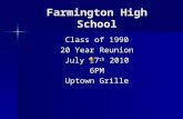 Farmington High School Class of 1990