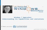 Windows 7 AppLocker: Understanding its Capabilities and Limitations