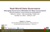 Real-World Data Governance: Managing Governance Metadata for Mass Consumption