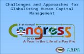 Global Human Capital Management (HCM): Challenges & Approaches
