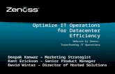 Optimize IT Operations for Datacenter Efficiency
