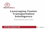 Leveraging OTM's Fusion Transportation Intelligence