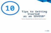 Tips to Getting Started as an SDVOSB