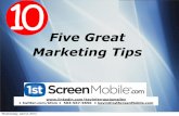 Wilsonville Chamber Five Great Marketingt Tips