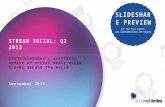 GlobalWebIndex - Stream Social Q2 2013