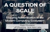 'A Question of Scale: Mapping Authentication to the Modern Computing Ecosystem'