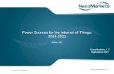 Power Sources for the Internet-of-Things: Markets and Strategies
