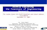 Jointly Exploring the Frontiers of Engineering Research
