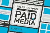 How B2B Tech Brands Use Paid Media
