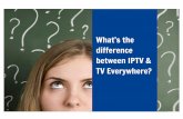 What's the difference between IPTV & TV Everywhere?