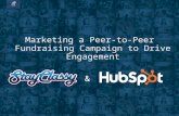 Marketing a Peer-to-Peer Fundraising Campaign