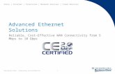 Advanced Ethernet Solutions