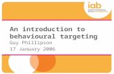 An introduction to behavioural targeting