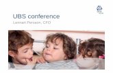 SCA's presentation from UBS European Conference